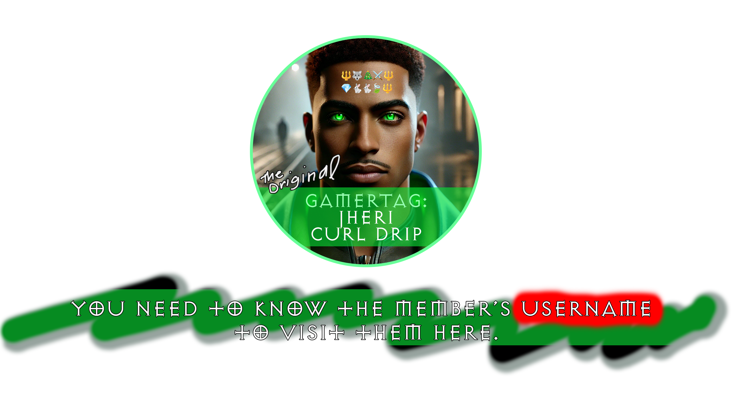 Gamer Tage Image of Jheri Curl Drip